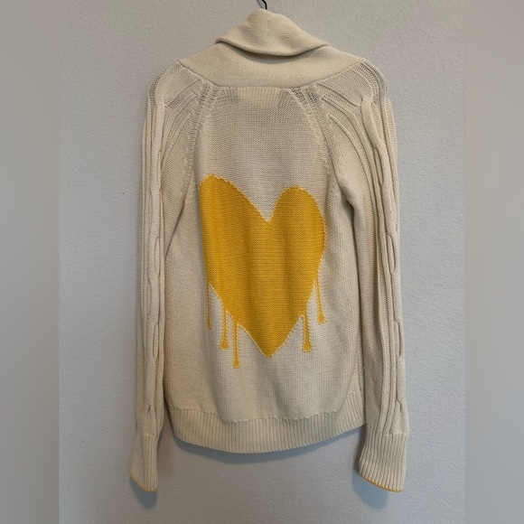 Kerri Rosenthal Cardigan Drippy heart shawl cardi XS - Picture 8 of 10